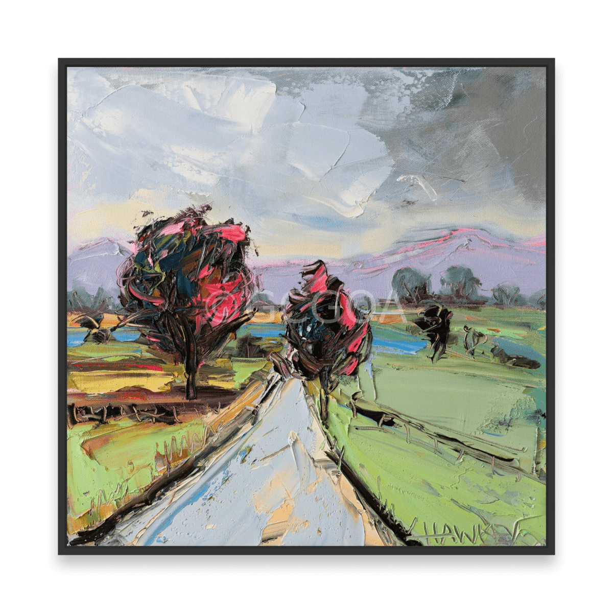 Down The Road - Fine Art Print - Gold Coast Gallery Of ArtAngela Hawkey