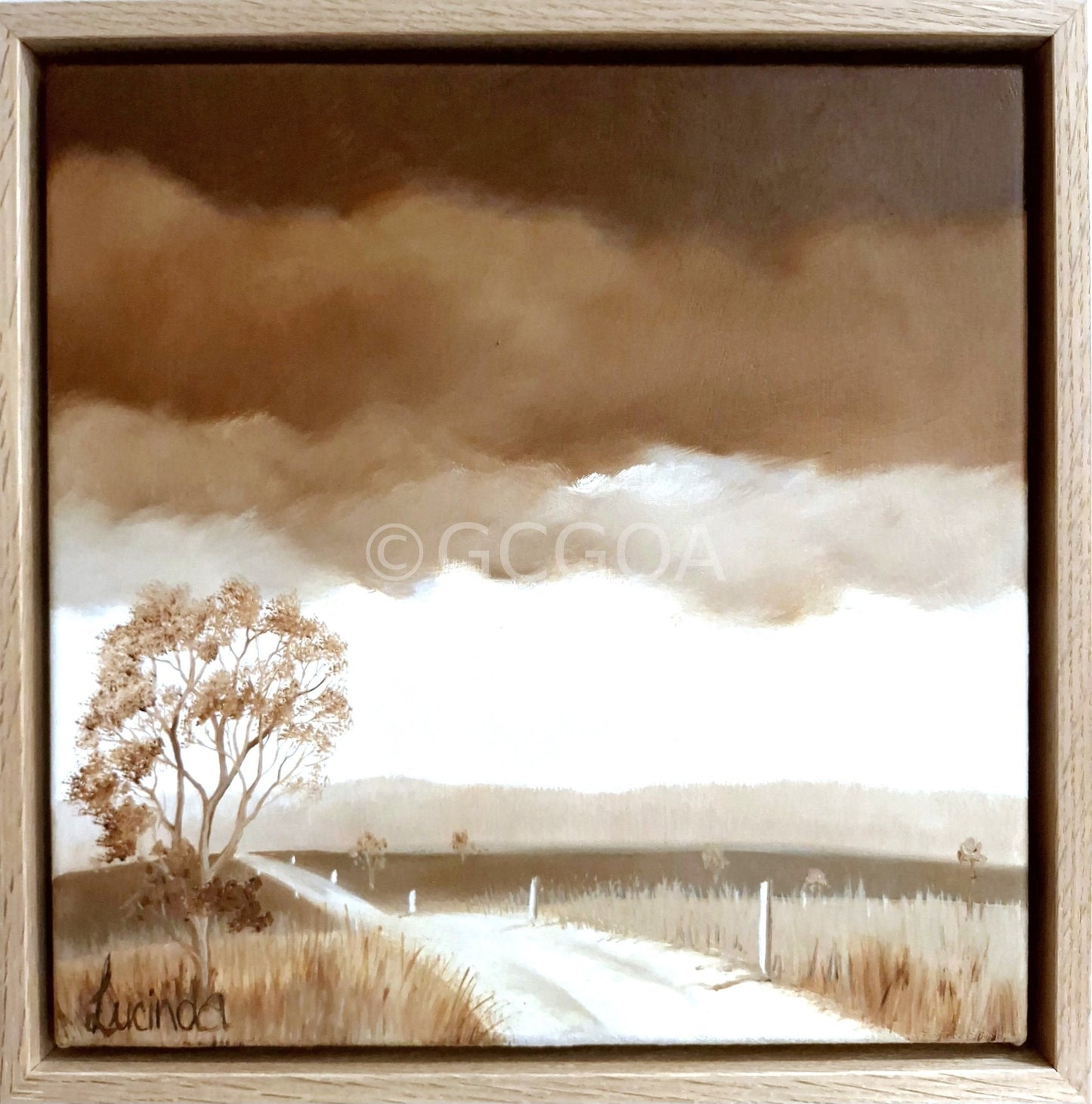Dry And Dusty Road - Original Art - Gold Coast Gallery Of ArtLucinda Leveille