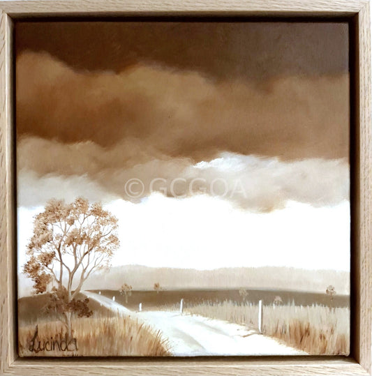 Dry And Dusty Road - Original Art - Gold Coast Gallery Of ArtLucinda Leveille
