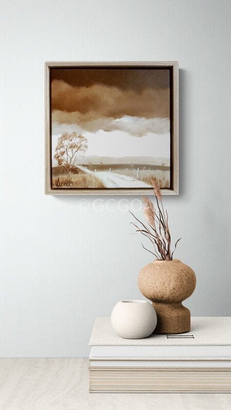 Dry And Dusty Road - Original Art - Gold Coast Gallery Of ArtLucinda Leveille