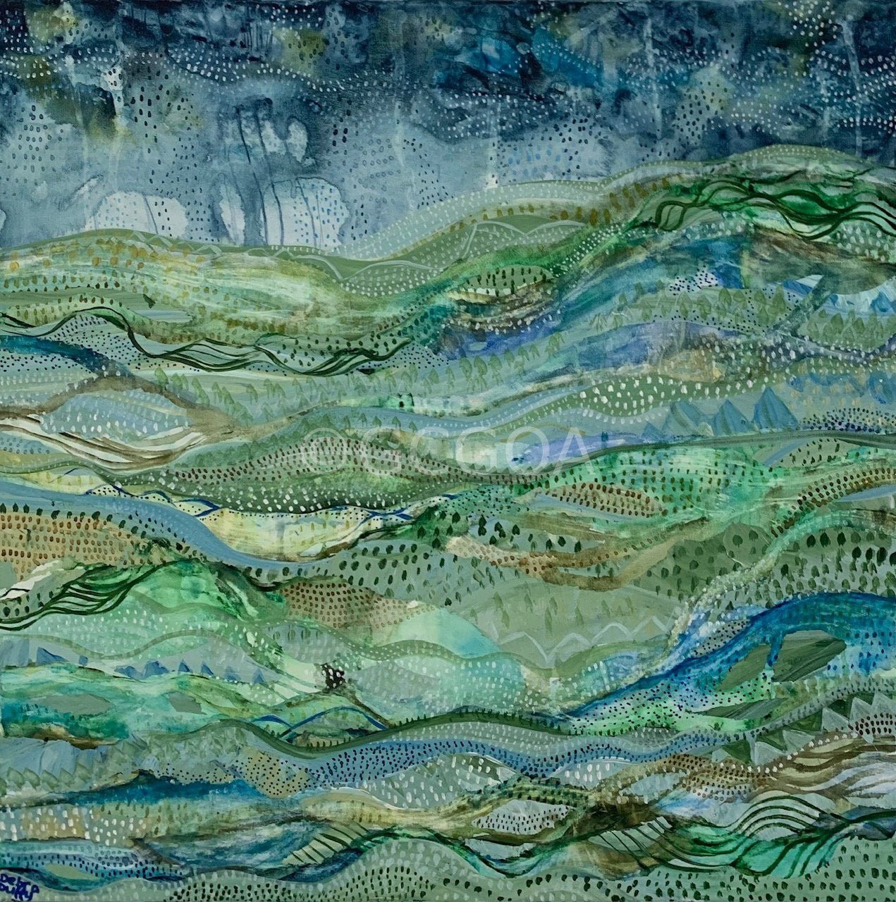Earth Soul Dance - Original Art - Gold Coast Gallery Of ArtDebra Duffy