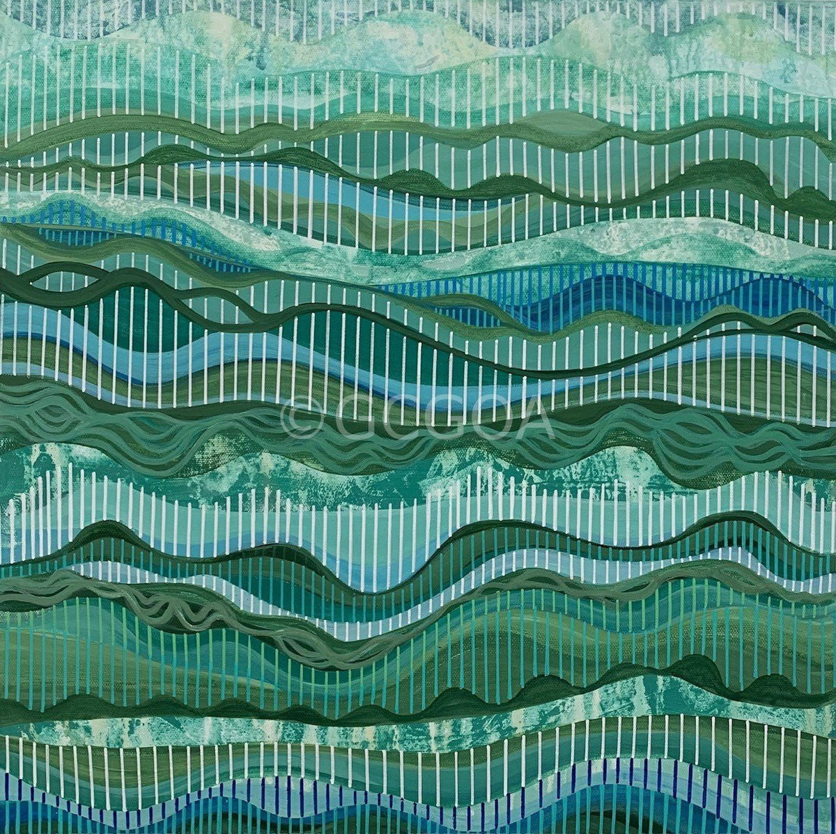Earth Synergy - Original Art - Gold Coast Gallery Of ArtDebra Duffy