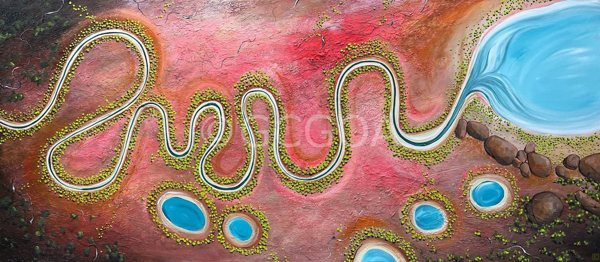 Earth's Gentle Breath - Original Art - Gold Coast Gallery Of ArtTania Chanter