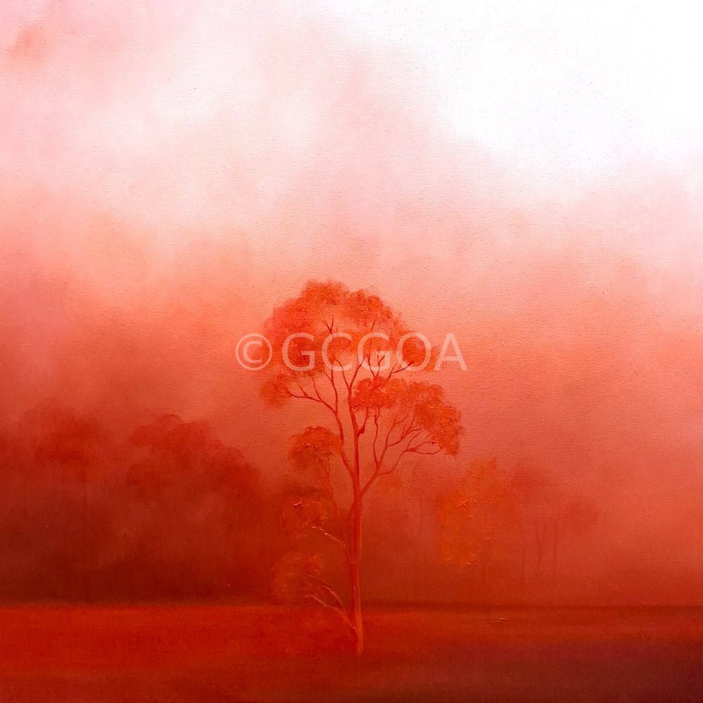 Earth's Red Hearth - Original Art - Gold Coast Gallery Of ArtLucinda Leveille