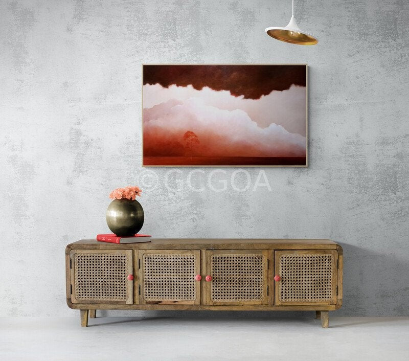 Earth's Red Hearth - Original Art - Gold Coast Gallery Of ArtLucinda Leveille
