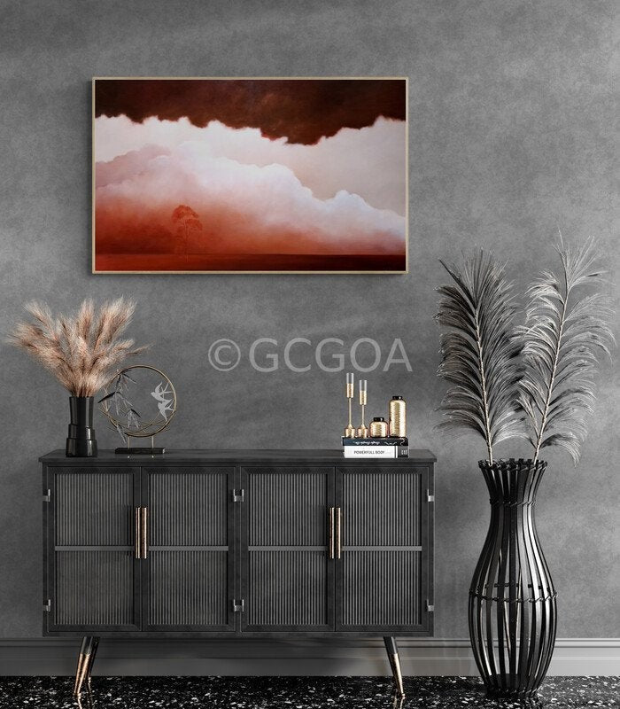 Earth's Red Hearth - Original Art - Gold Coast Gallery Of ArtLucinda Leveille