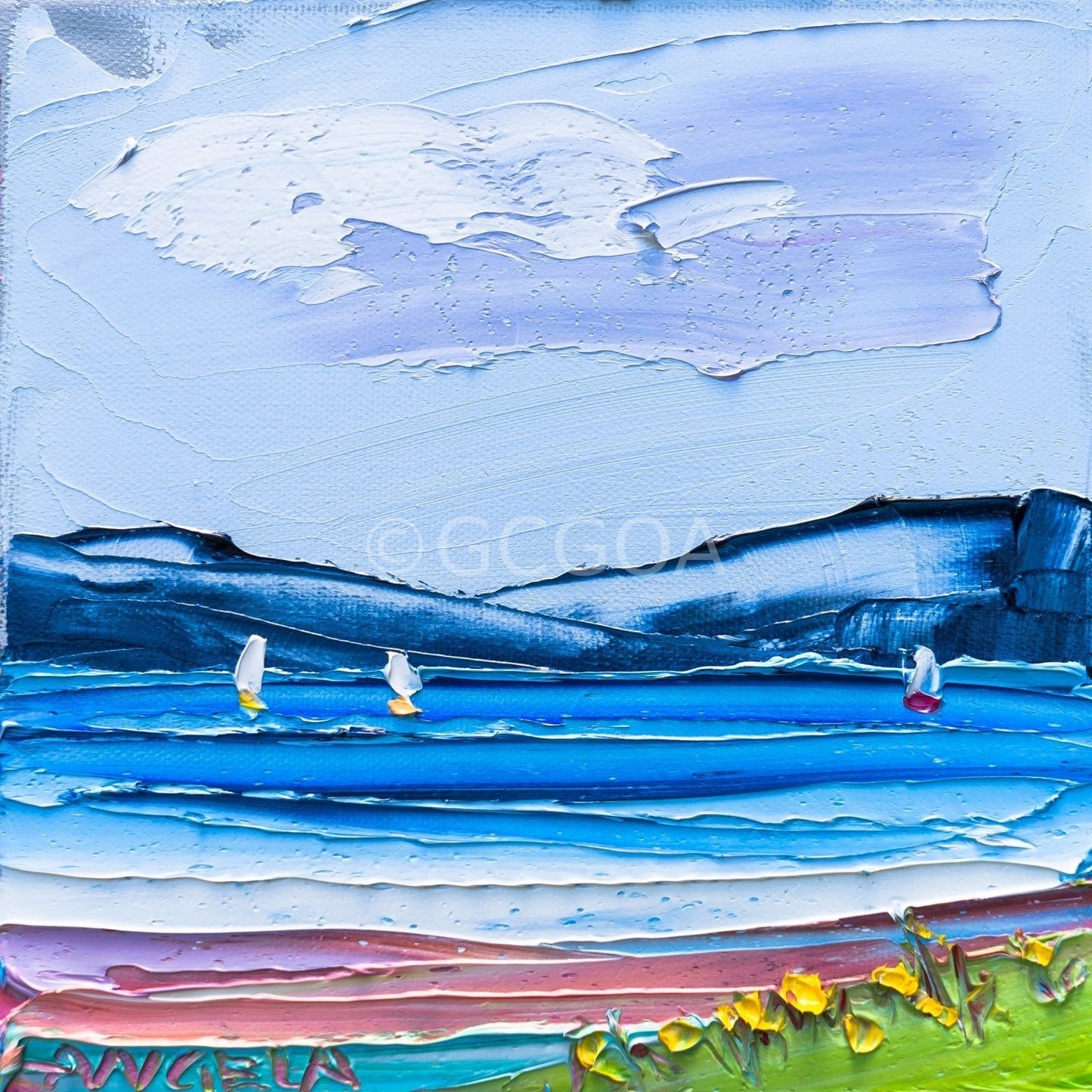 Easy Breezy - Original Art - Gold Coast Gallery Of ArtAngela Hawkey
