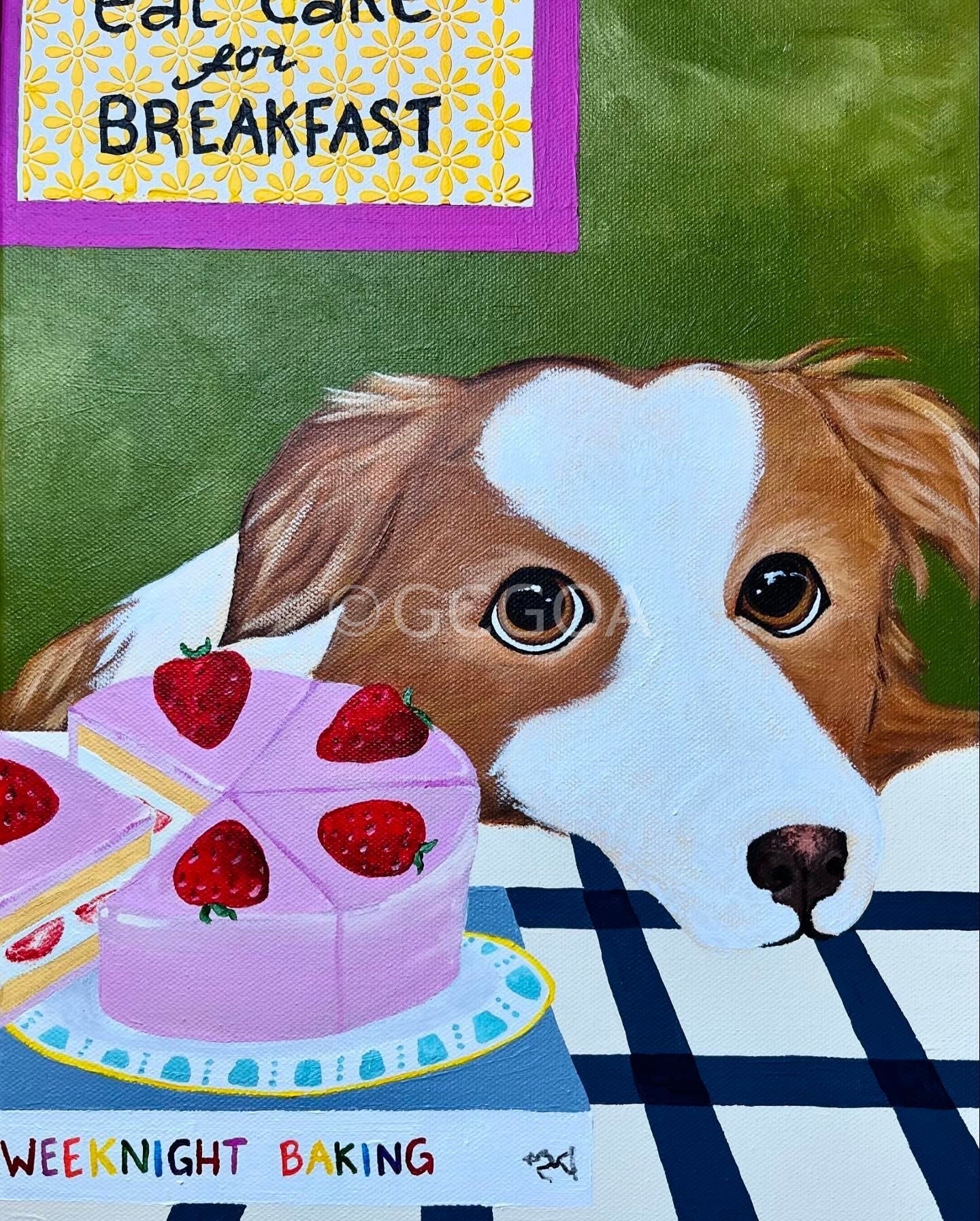 Eat Cake for Breakfast - Original Art - Gold Coast Gallery Of ArtFika Karnadewi
