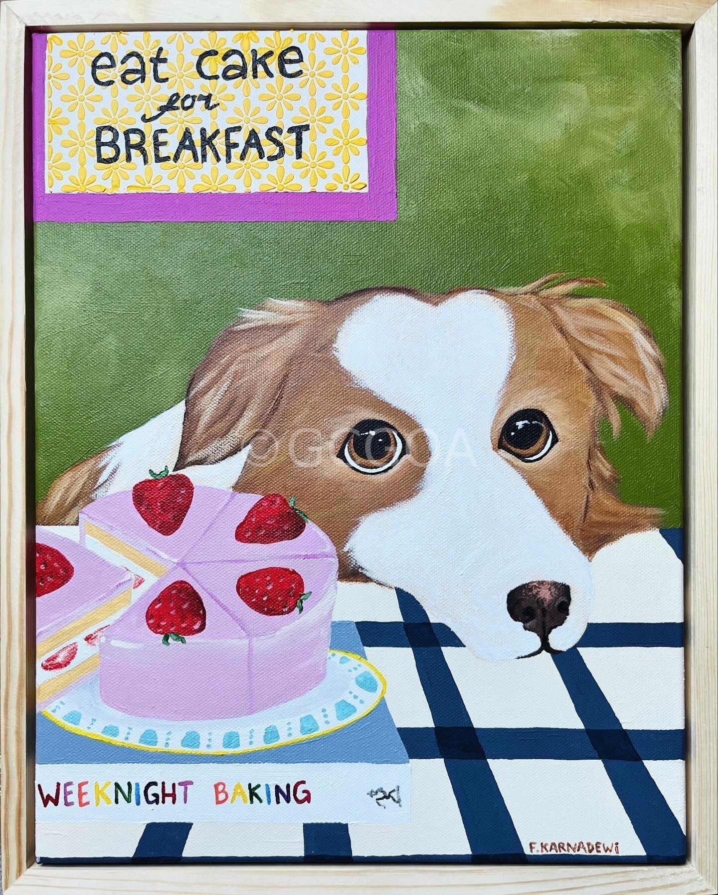 Eat Cake for Breakfast - Original Art - Gold Coast Gallery Of ArtFika Karnadewi
