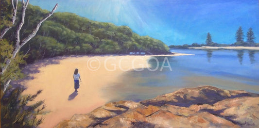 Echo Beach Tallebudgera Creek - Gold Coast Gallery Of ArtAnne Strambi