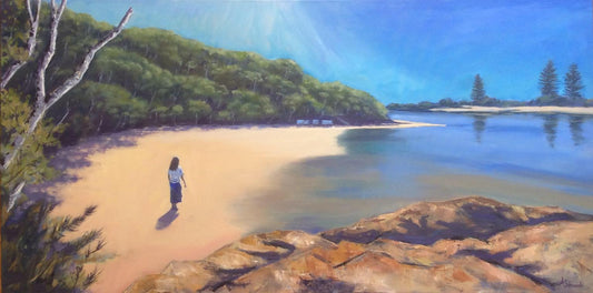 Echo Beach Tallebudgera Creek - Gold Coast Gallery Of ArtAnne Strambi