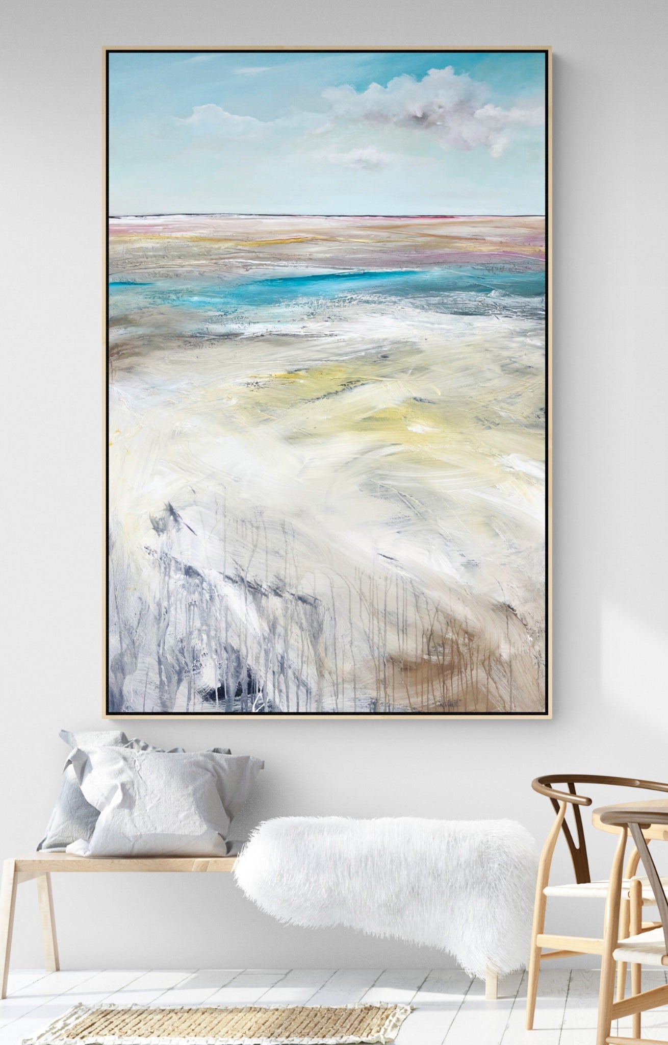 Echoes Of A Fiery Sea - Original Art - Gold Coast Gallery Of ArtTania Chanter