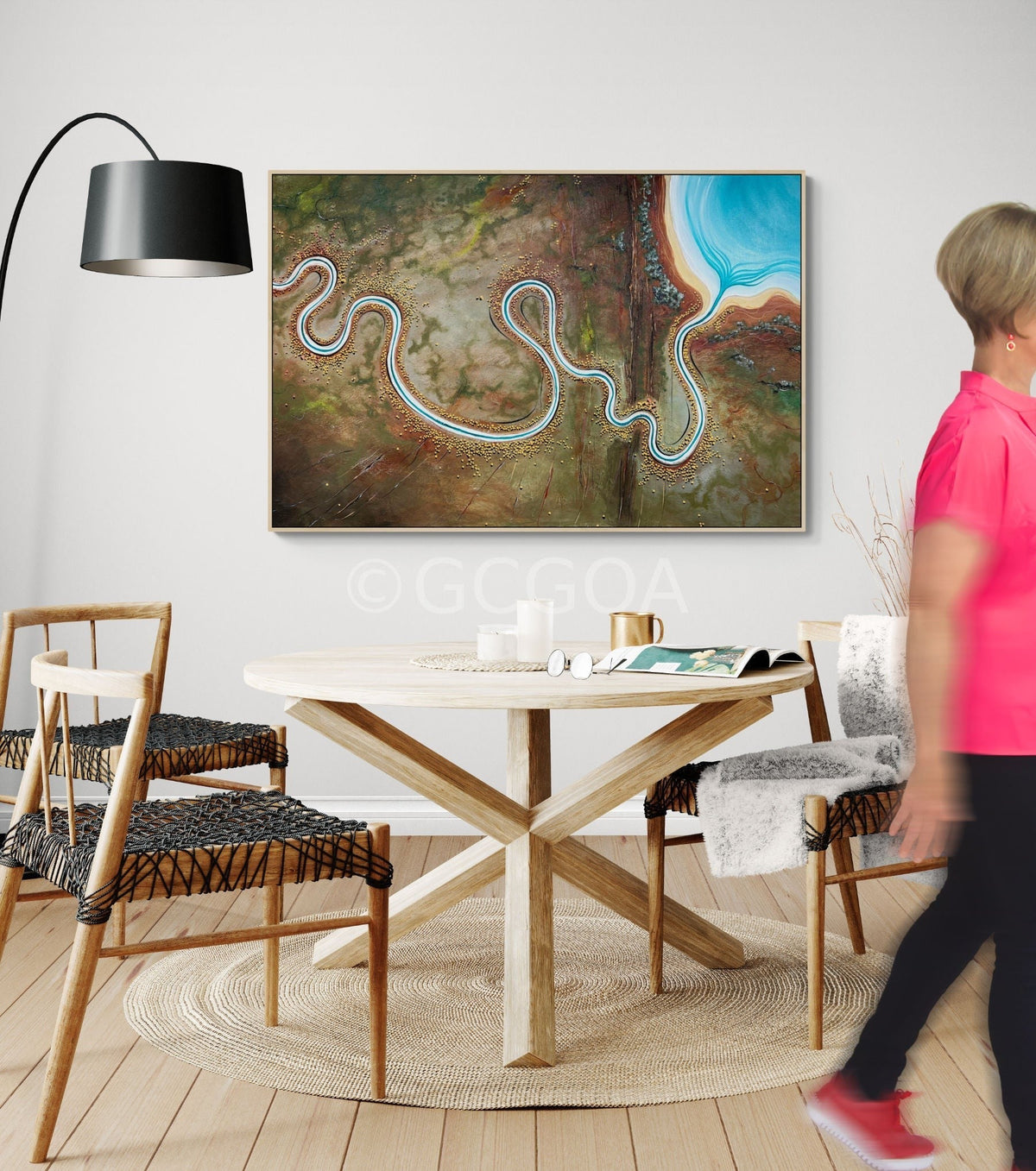 Echoes Of A Firey Sea - Gold Coast Gallery Of ArtTania Chanter