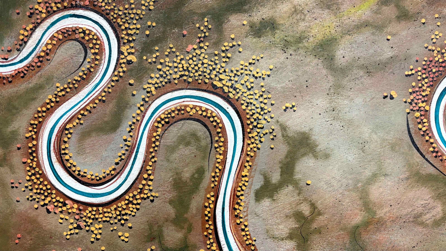 Echoes Of A Firey Sea - Gold Coast Gallery Of ArtTania Chanter