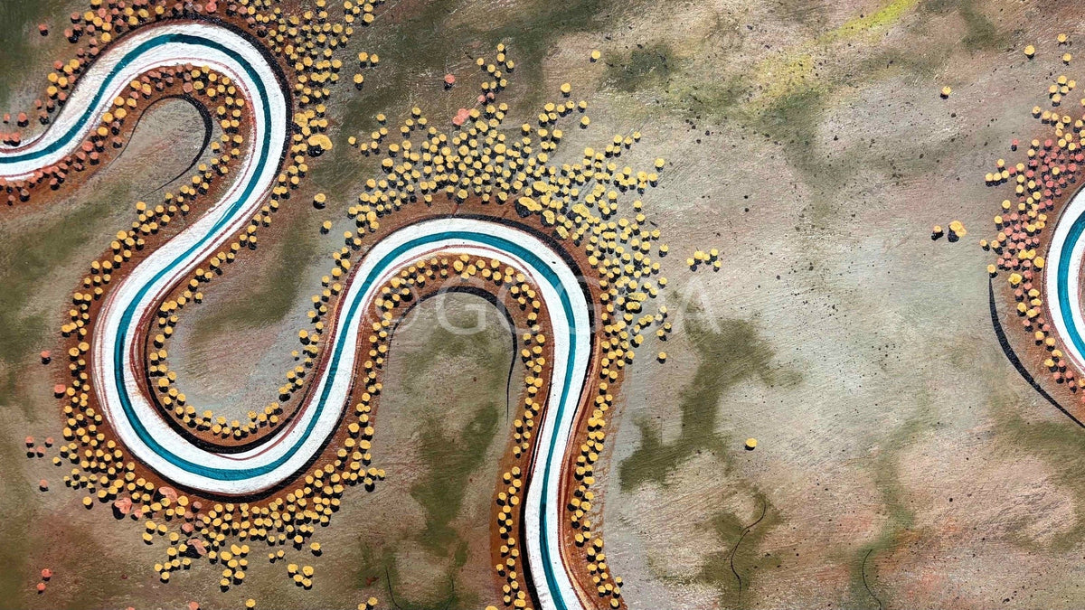 Echoes Of A Firey Sea - Gold Coast Gallery Of ArtTania Chanter