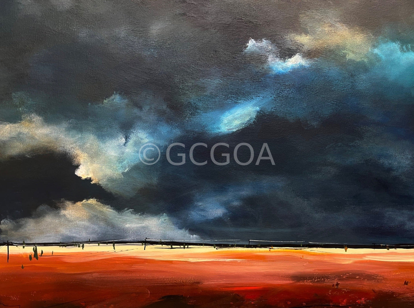 Echoes Of A Winter Sky - Gold Coast Gallery Of ArtTania Chanter