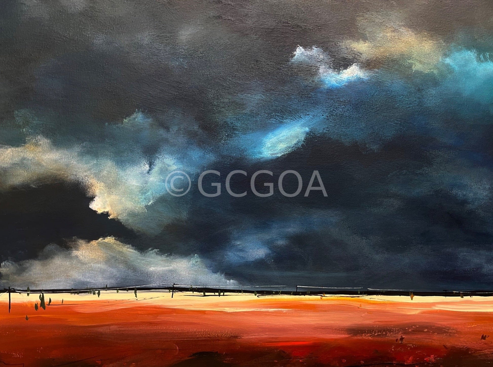 Echoes Of A Winter Sky - Gold Coast Gallery Of ArtTania Chanter