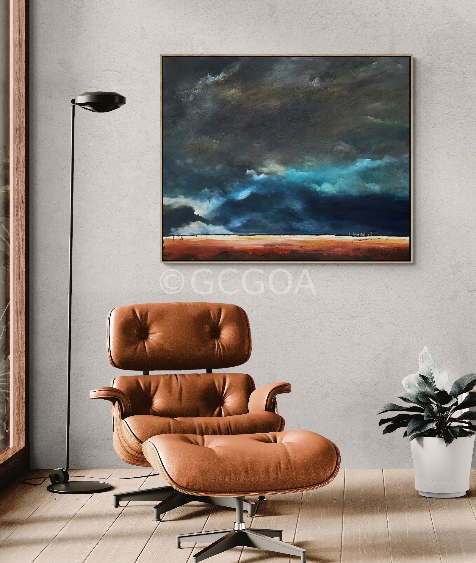 Echoes Of A Winter Sky - Gold Coast Gallery Of ArtTania Chanter
