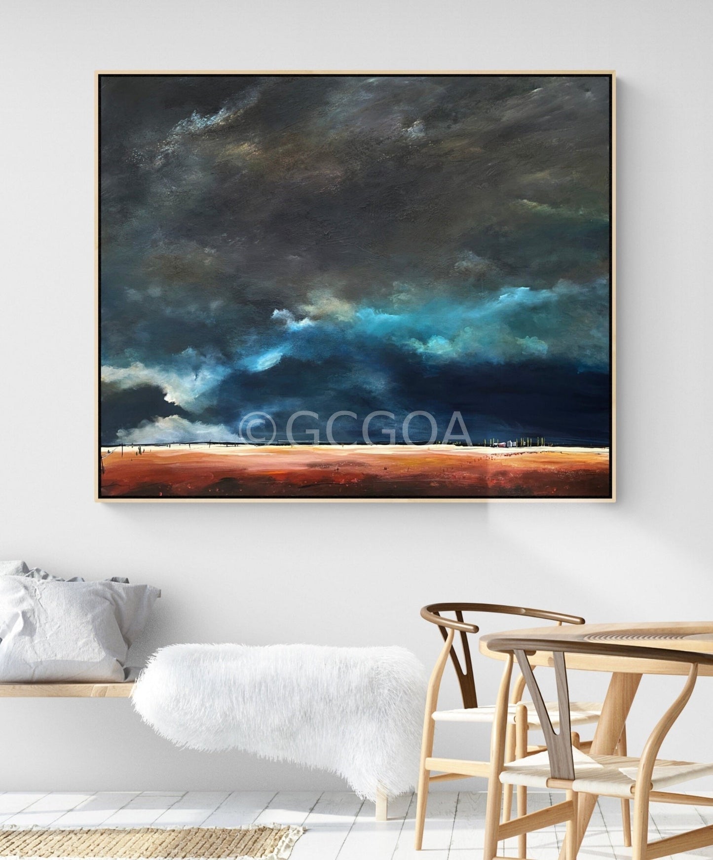 Echoes Of A Winter Sky - Gold Coast Gallery Of ArtTania Chanter