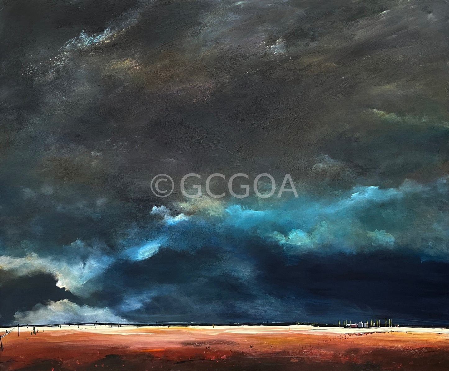 Echoes Of A Winter Sky - Gold Coast Gallery Of ArtTania Chanter