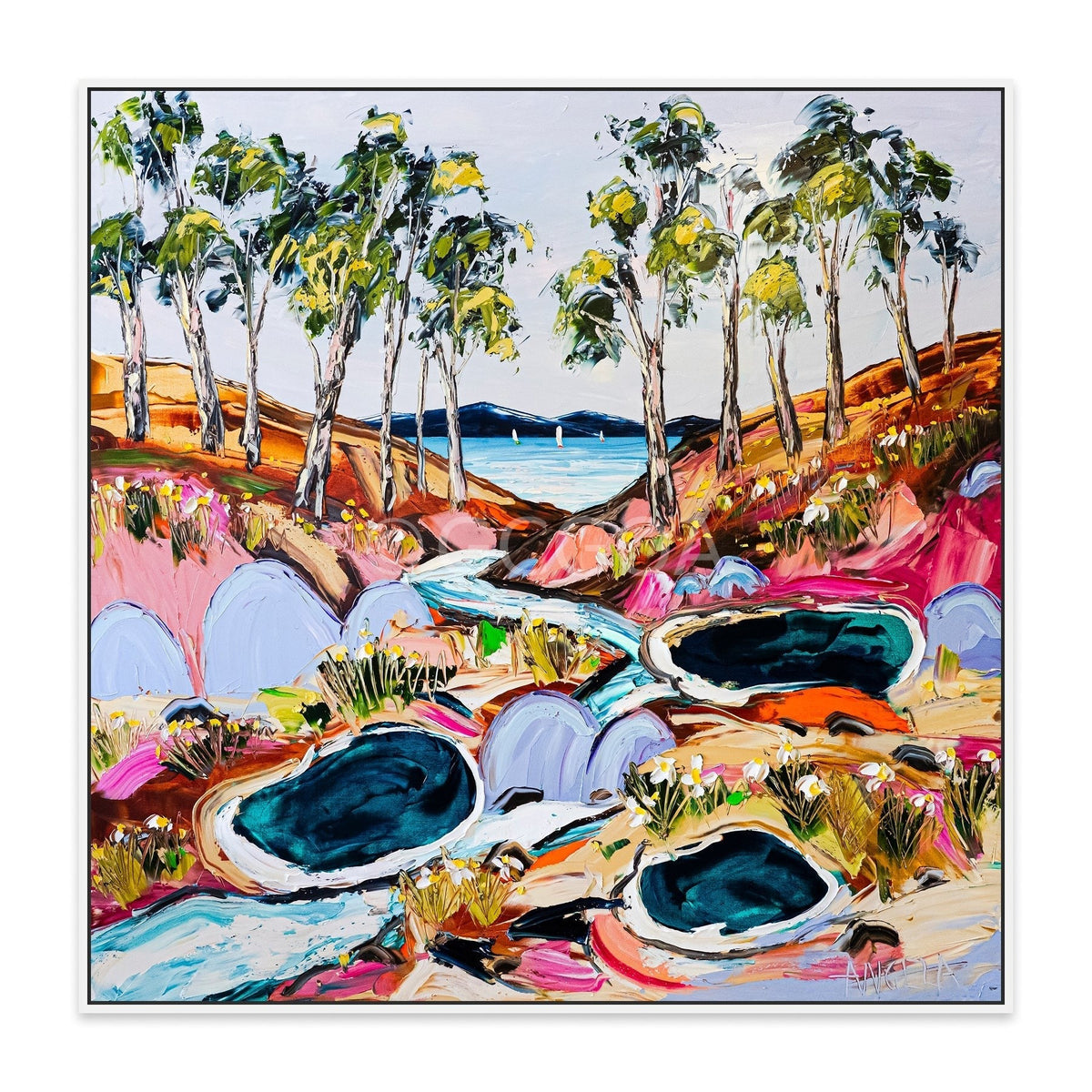 Echoes Of The Tide - Fine Art Print - Gold Coast Gallery Of ArtAngela Hawkey