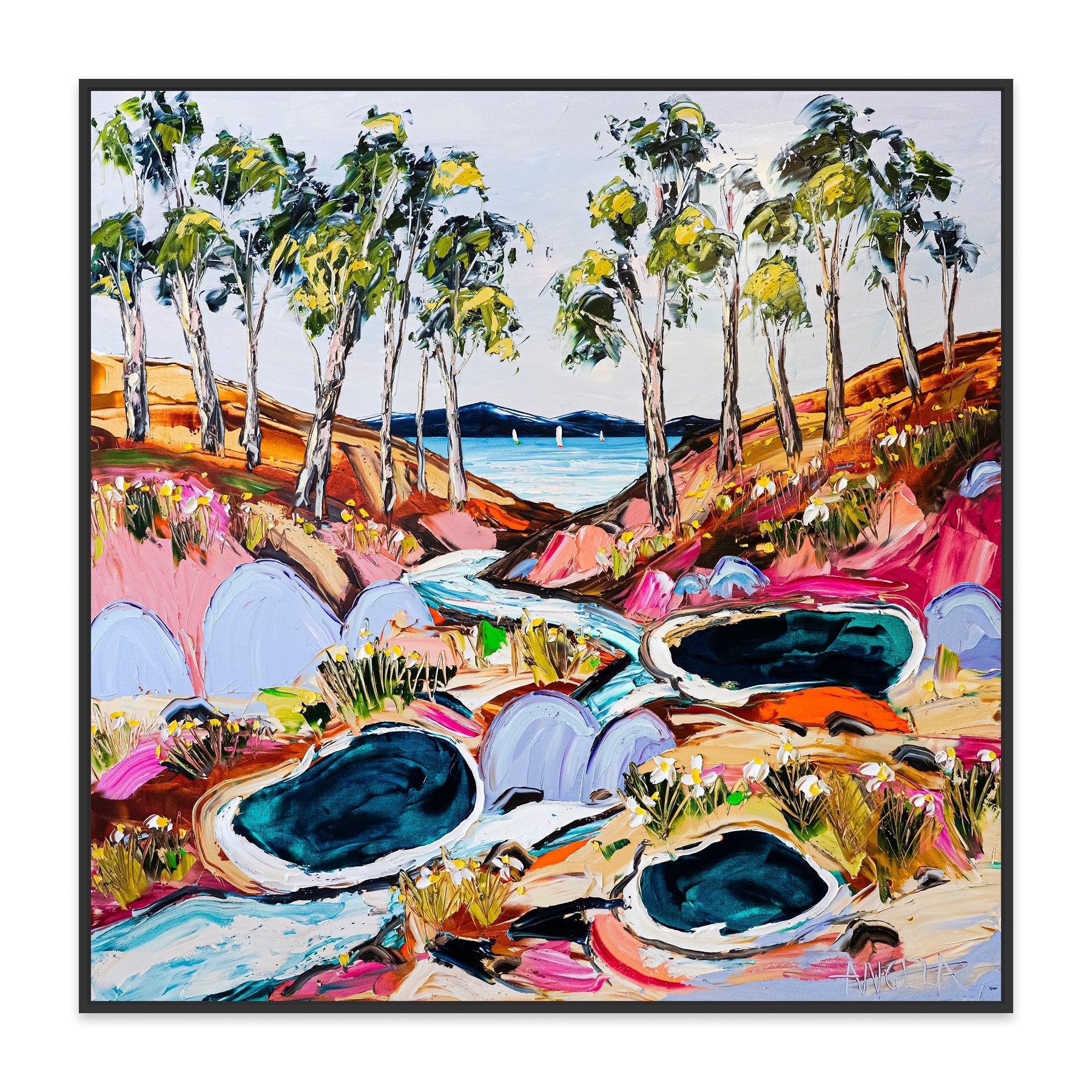 Echoes Of The Tide - Fine Art Print - Gold Coast Gallery Of ArtAngela Hawkey