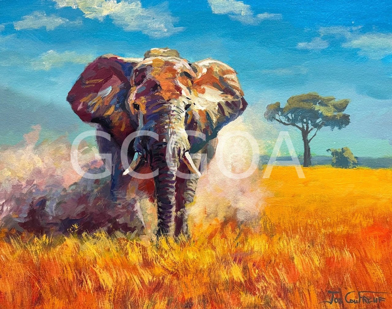 Elephant - Gold Coast Gallery Of ArtJos Coufreur