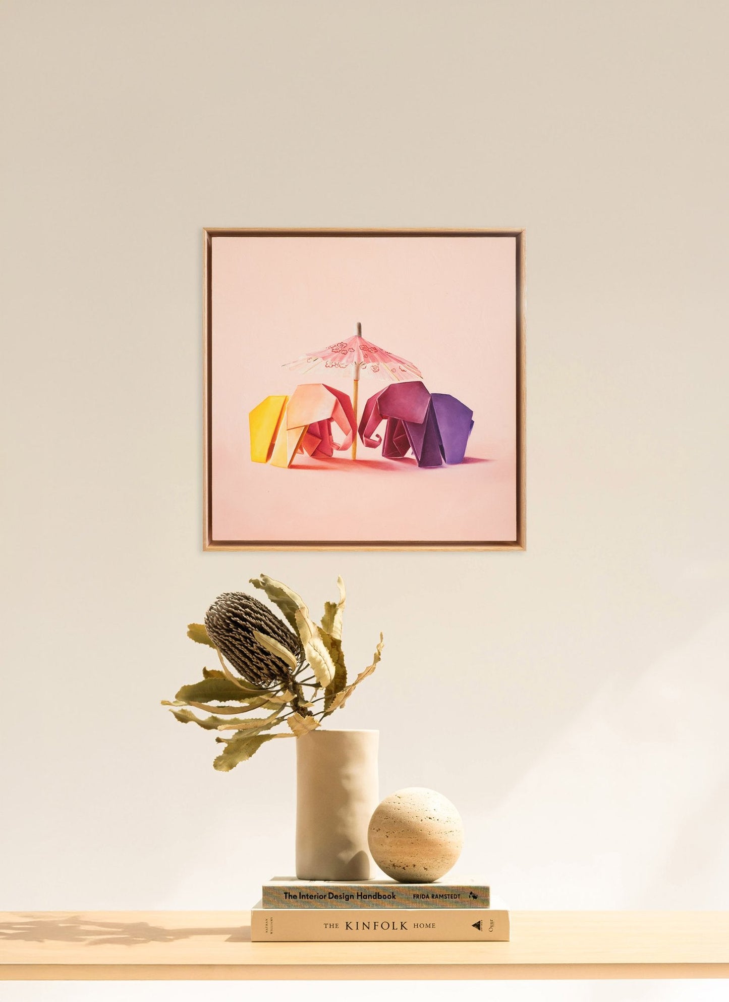 Elephant Oasis Escape - Original Art AFF - Gold Coast Gallery Of ArtSarah Park