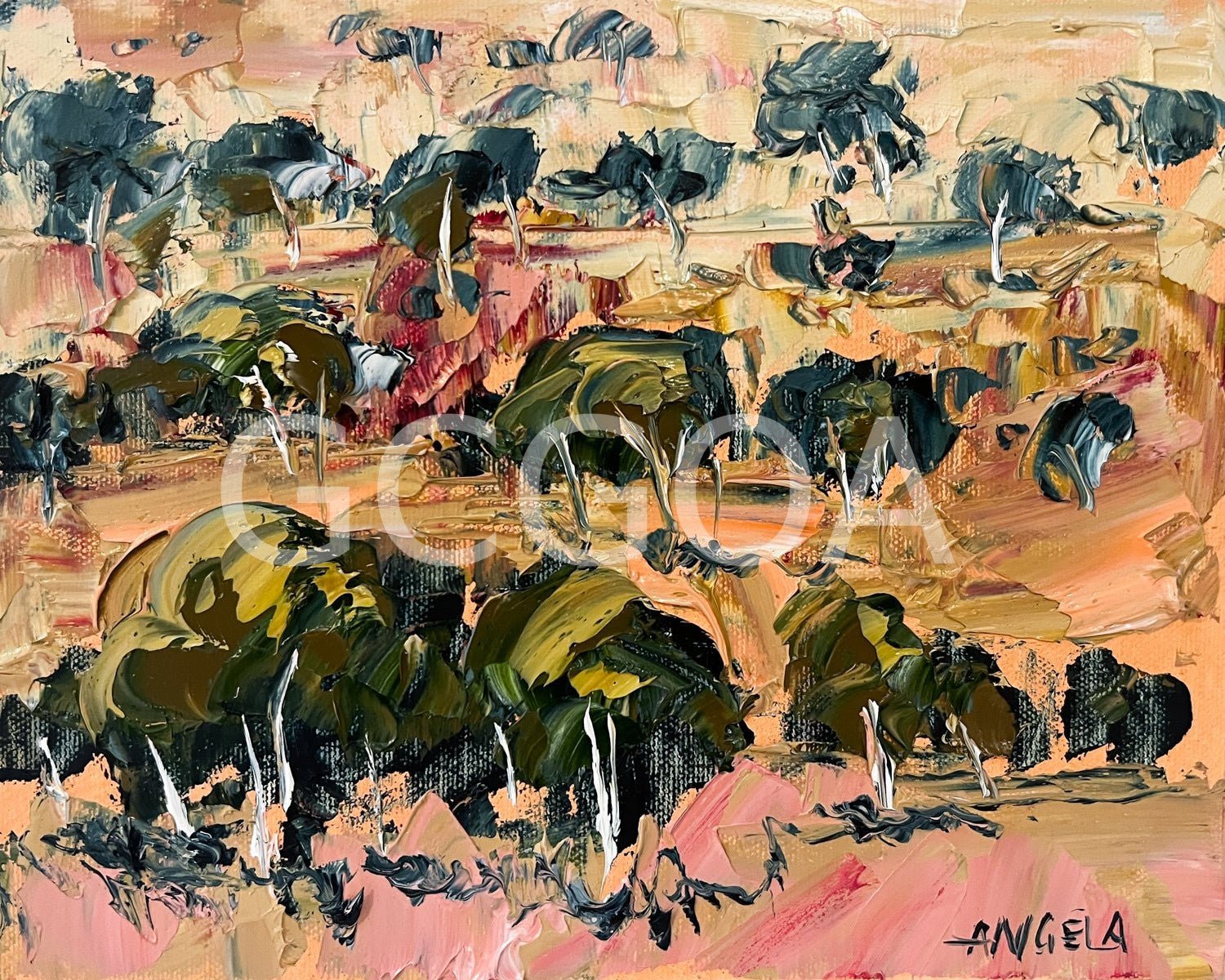 Ember Canopy - Gold Coast Gallery Of ArtAngela Hawkey