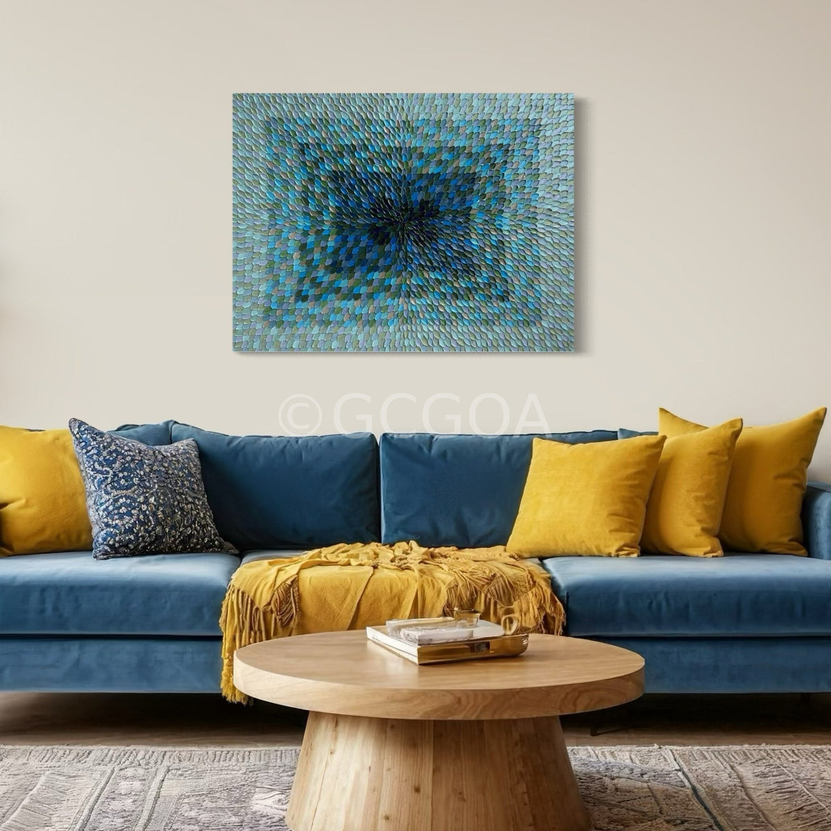 Emerald Drift - Original Art - Gold Coast Gallery Of ArtGuzaliya Xavier