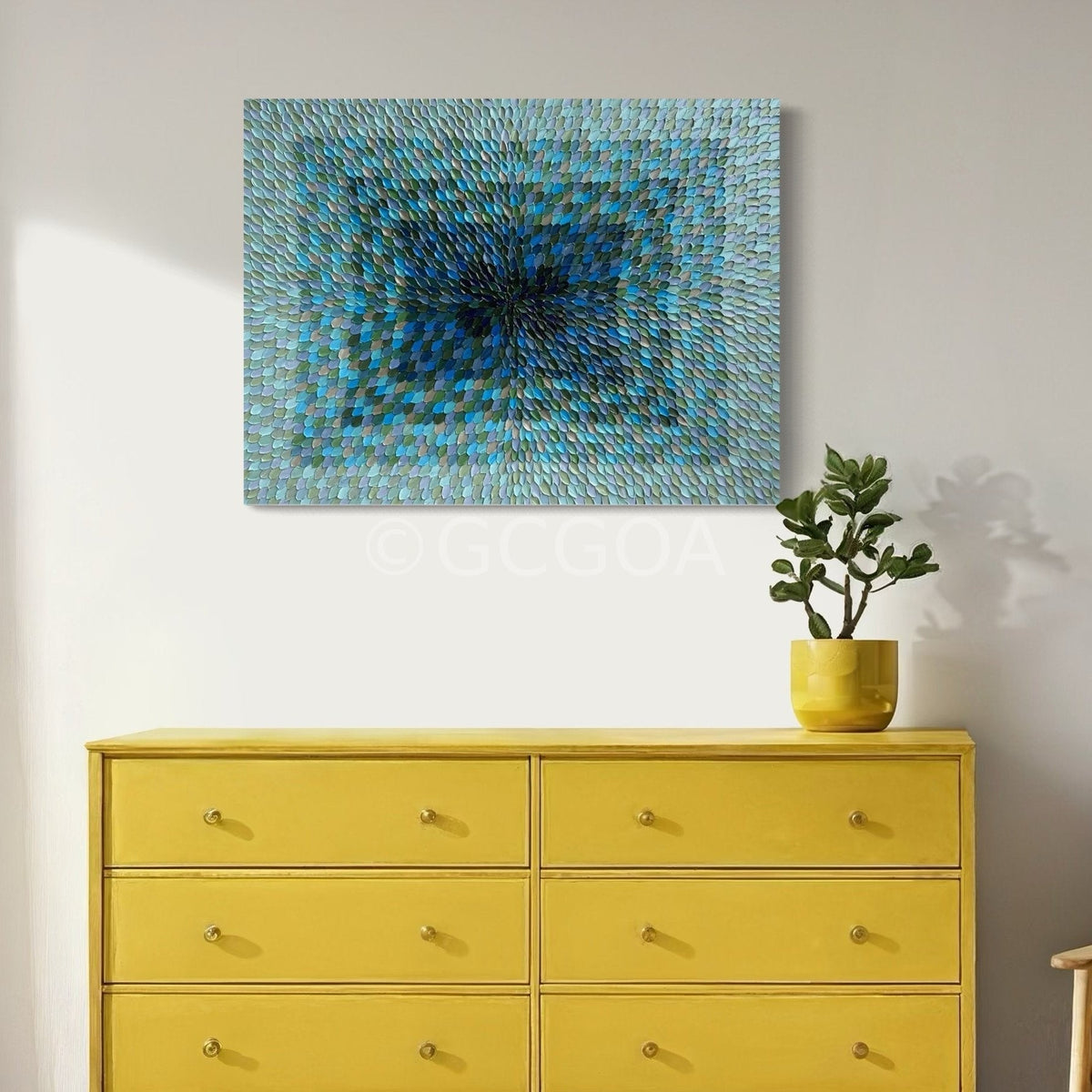 Emerald Drift - Original Art - Gold Coast Gallery Of ArtGuzaliya Xavier