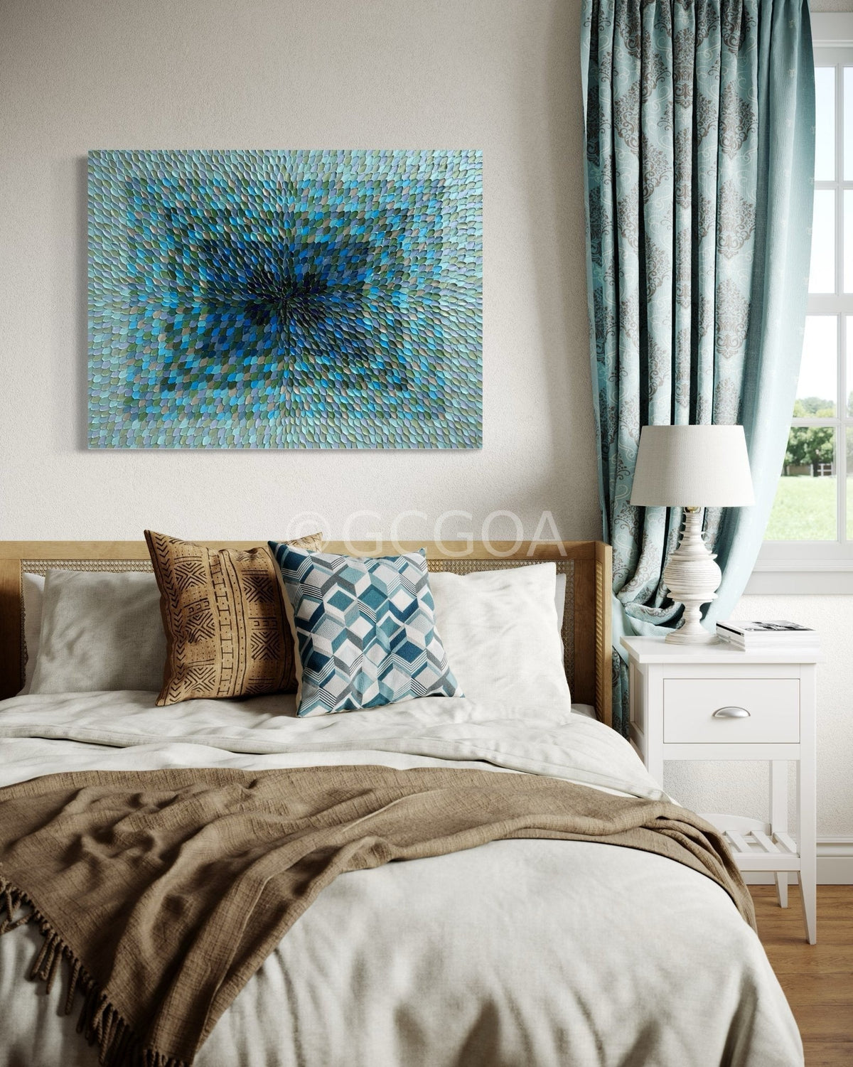Emerald Drift - Original Art - Gold Coast Gallery Of ArtGuzaliya Xavier