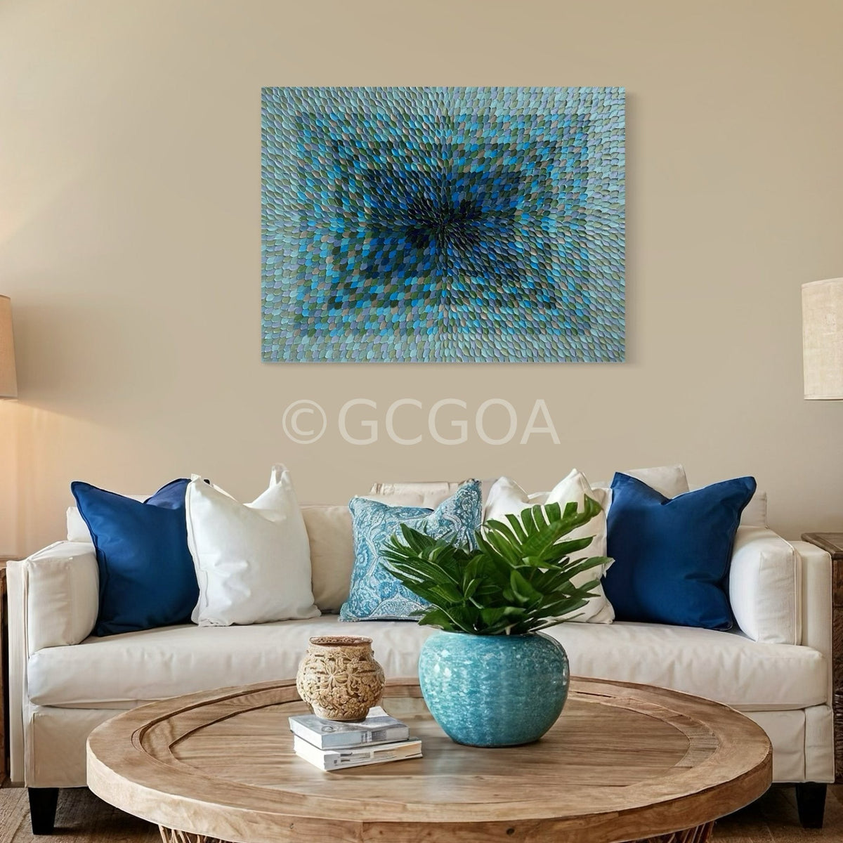 Emerald Drift - Original Art - Gold Coast Gallery Of ArtGuzaliya Xavier