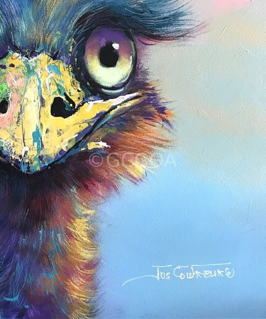 Emu 108 - Original Art - Gold Coast Gallery Of ArtJos Coufreur