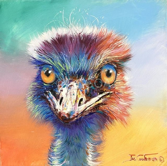 Emu 122 - Original Art - Gold Coast Gallery Of ArtJos Coufreur