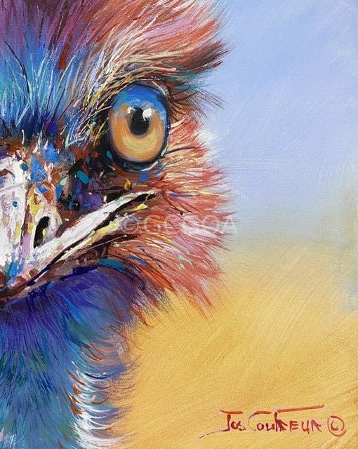 Emu 122 - Original Art - Gold Coast Gallery Of ArtJos Coufreur