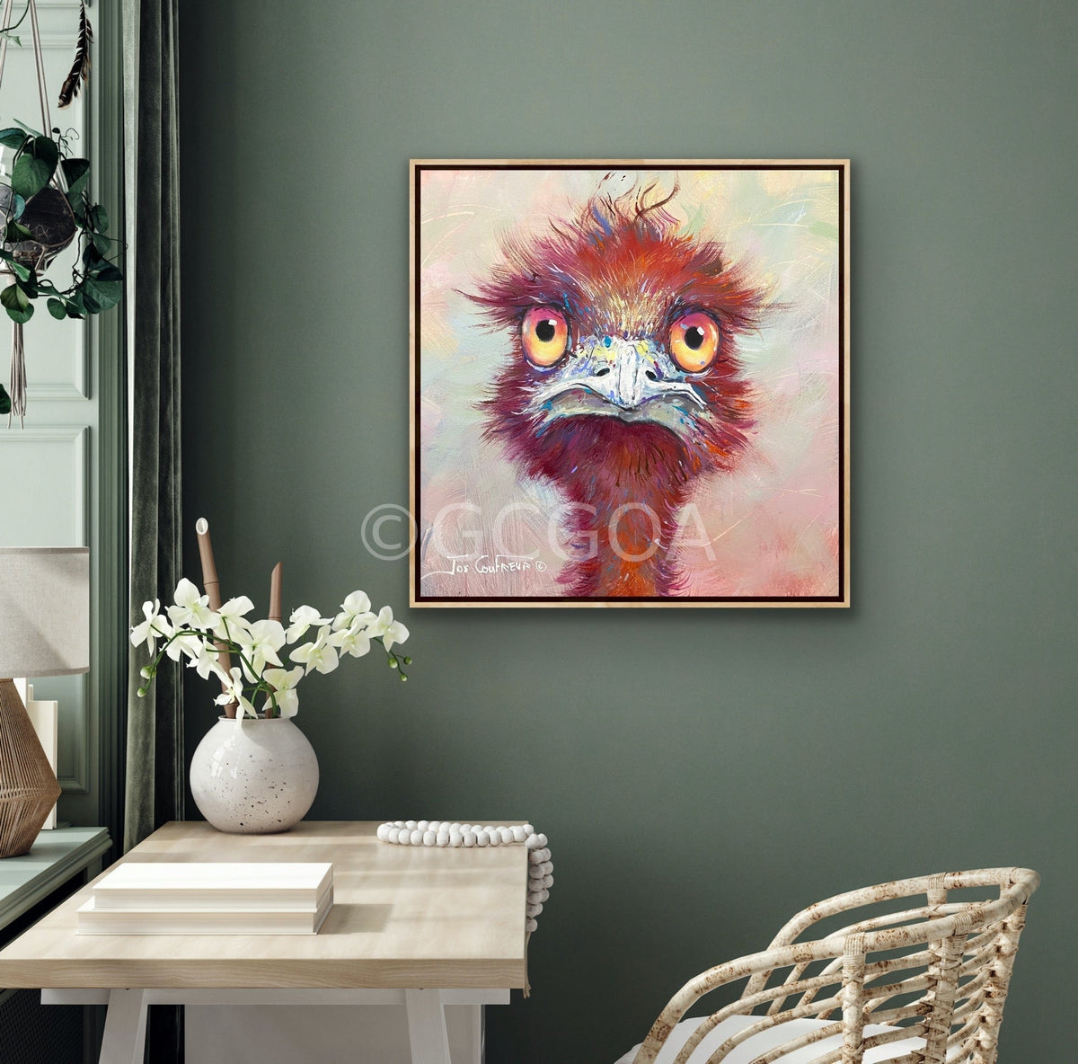 Emu 125 - Original Art - Gold Coast Gallery Of ArtJos Coufreur