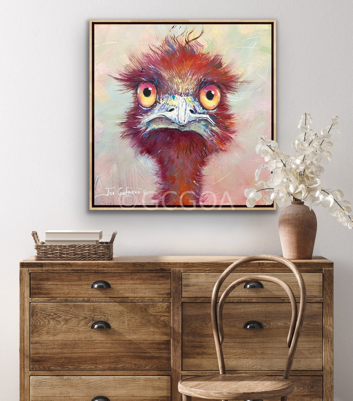 Emu 125 - Original Art - Gold Coast Gallery Of ArtJos Coufreur