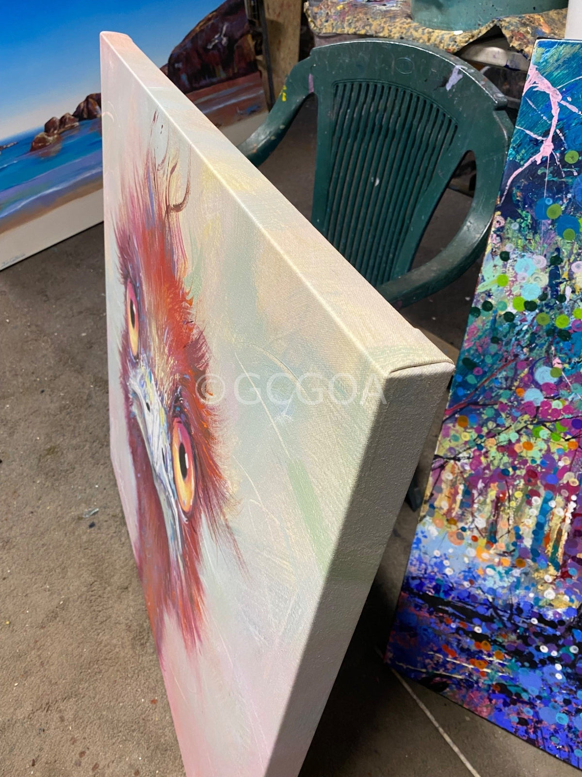 Emu 125 - Original Art - Gold Coast Gallery Of ArtJos Coufreur