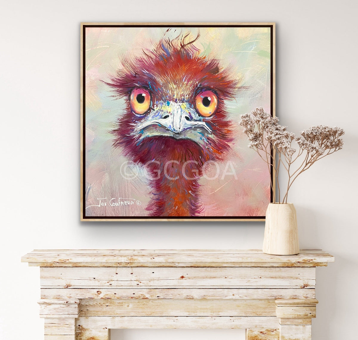 Emu 125 - Original Art - Gold Coast Gallery Of ArtJos Coufreur