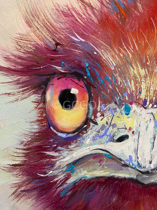 Emu 125 - Original Art - Gold Coast Gallery Of ArtJos Coufreur