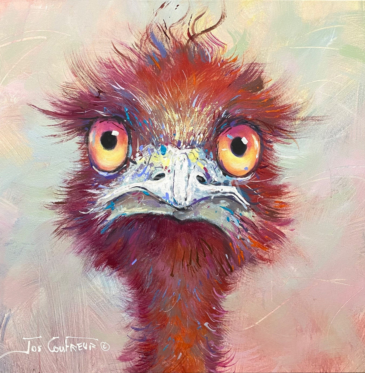 Emu 125 - Original Art - Gold Coast Gallery Of ArtJos Coufreur
