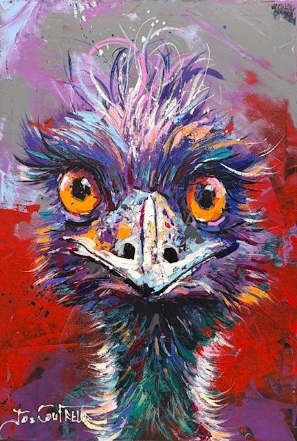 Emu 126 - Original Art - Gold Coast Gallery Of ArtJos Coufreur
