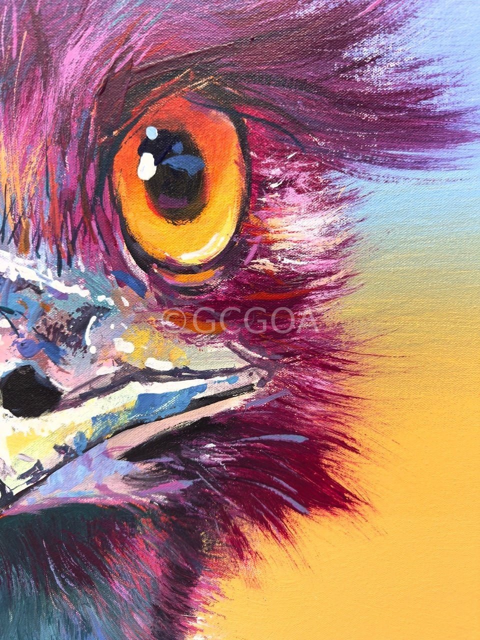 Emu 127 - Original Art - Gold Coast Gallery Of ArtJos Coufreur