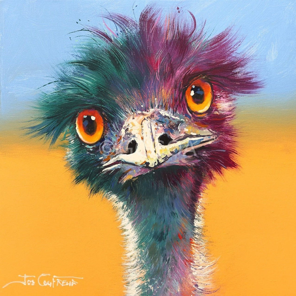 Emu 127 - Original Art - Gold Coast Gallery Of ArtJos Coufreur