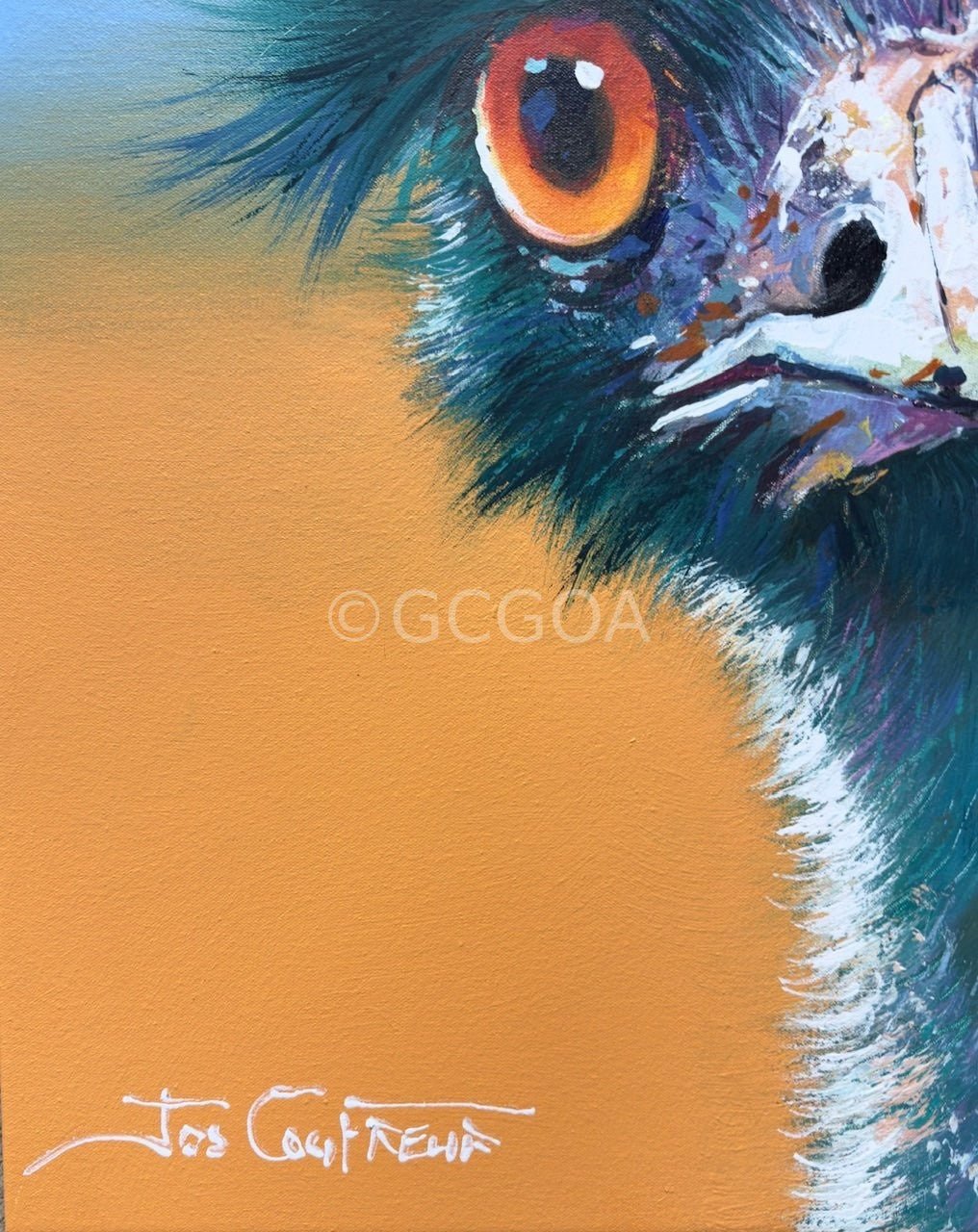 Emu 127 - Original Art - Gold Coast Gallery Of ArtJos Coufreur