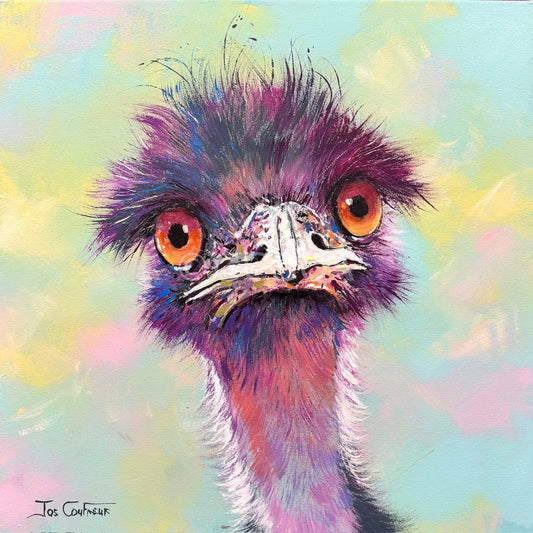 Emu 128 - Original Art - Gold Coast Gallery Of ArtJos Coufreur