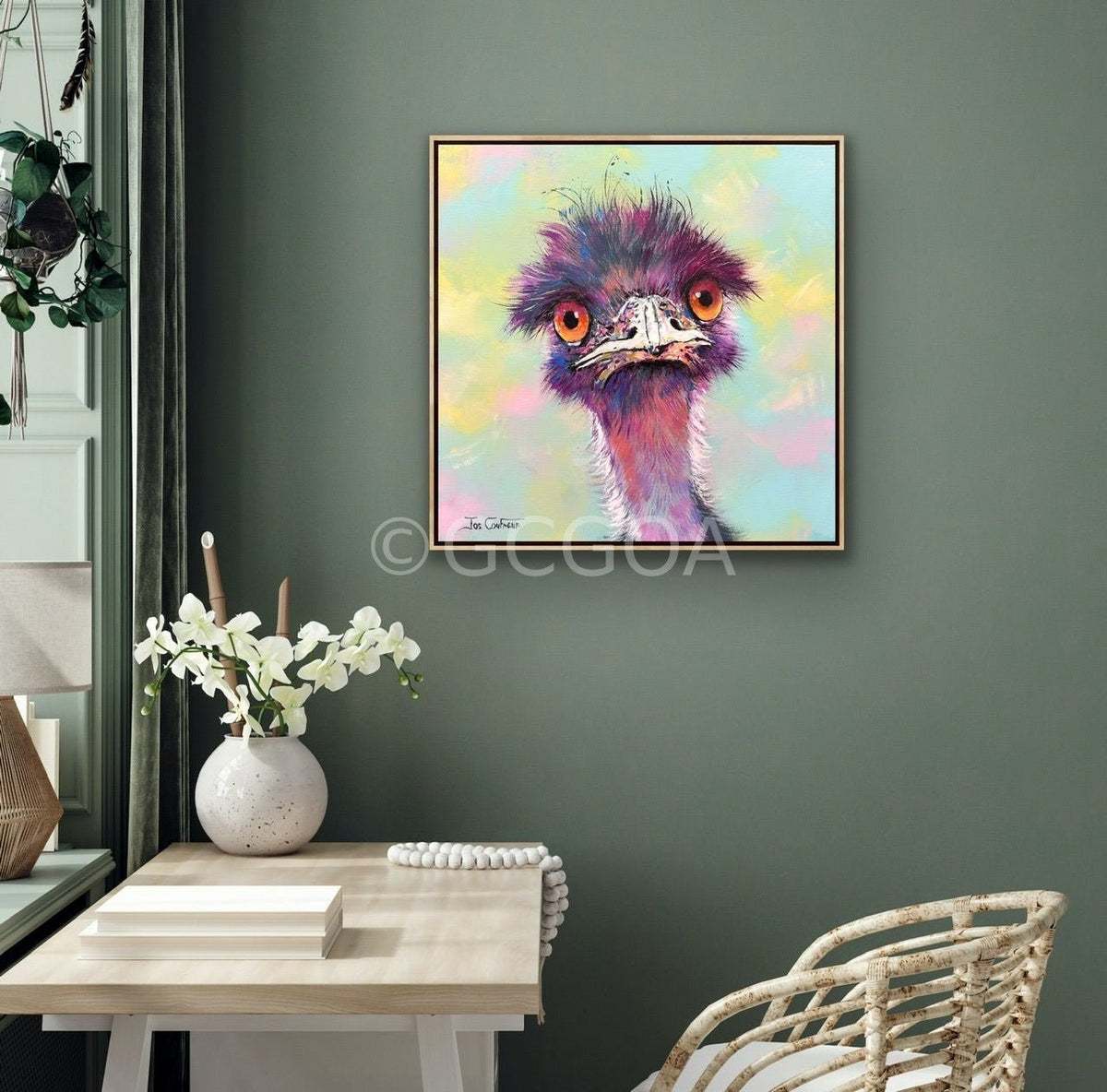 Emu 128 - Original Art - Gold Coast Gallery Of ArtJos Coufreur
