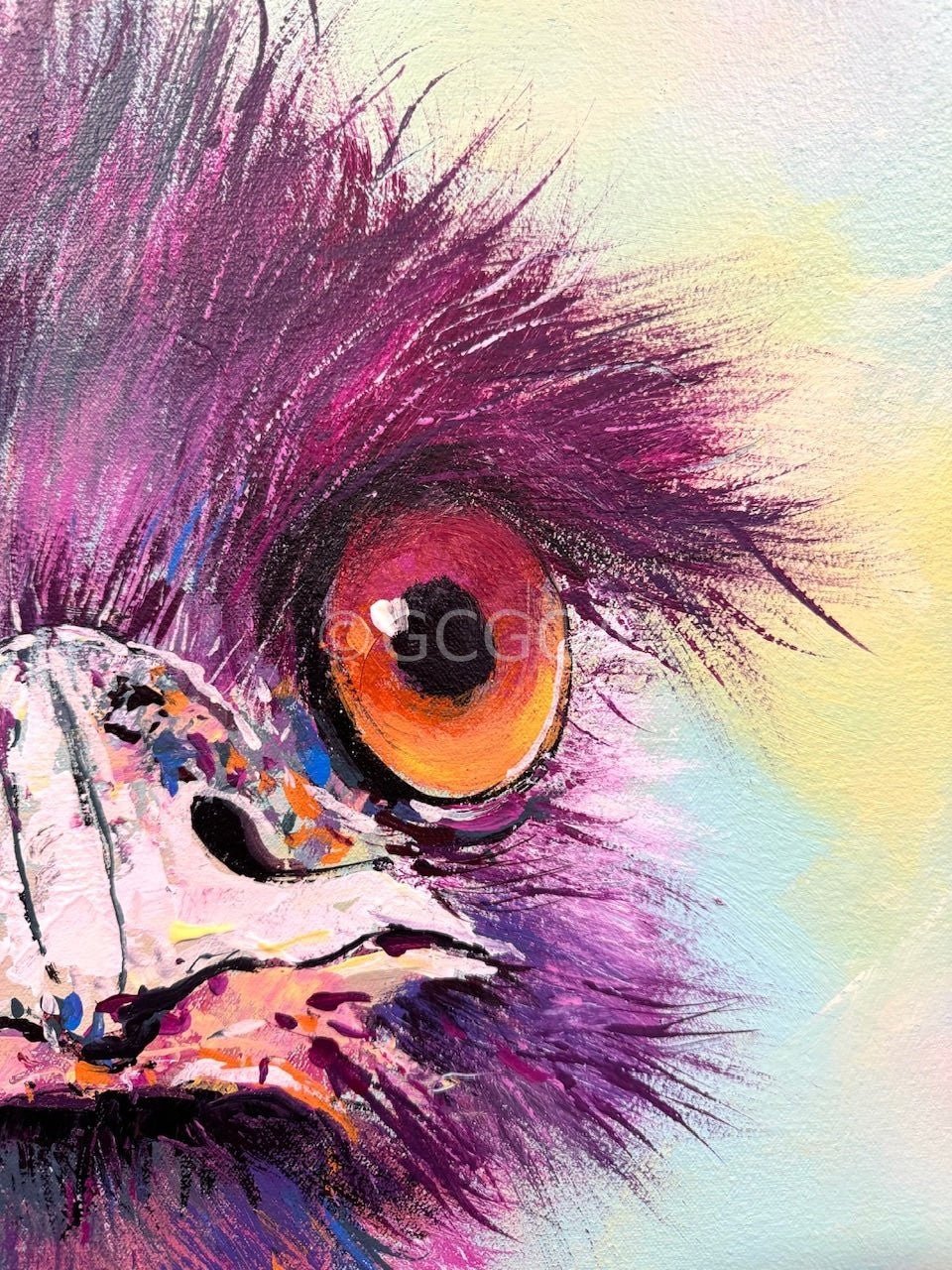 Emu 128 - Original Art - Gold Coast Gallery Of ArtJos Coufreur