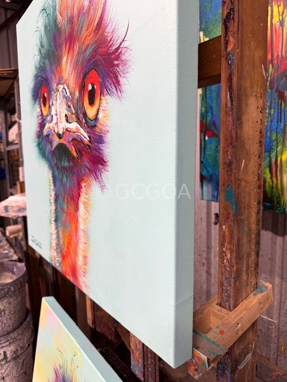 Emu 129 - Original Art - Gold Coast Gallery Of ArtJos Coufreur